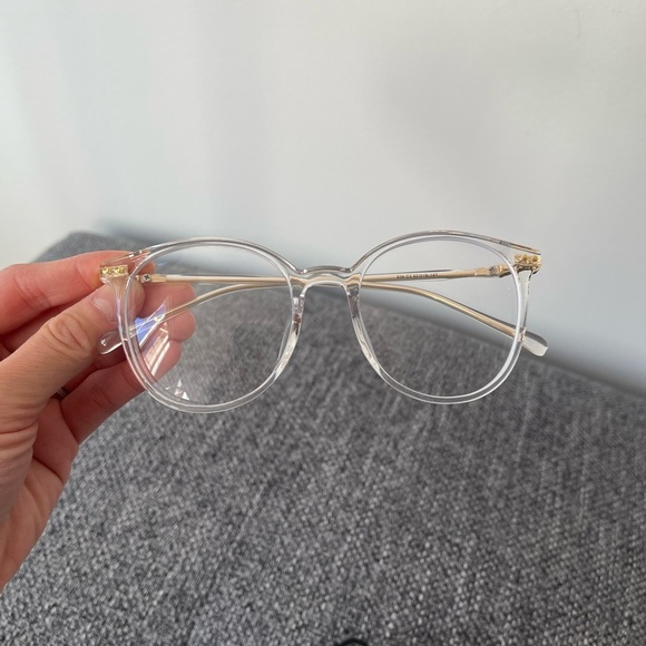 Classic round clear glasses with prescription - Picture 4 of 8